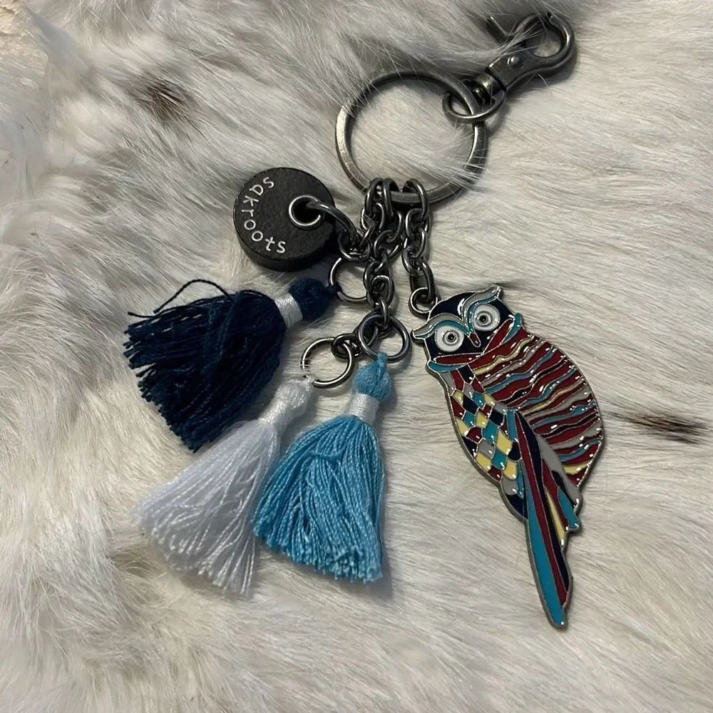 Sakroots Owl Keychain